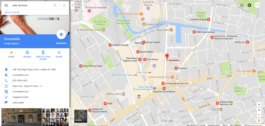 Google Map Full Listing